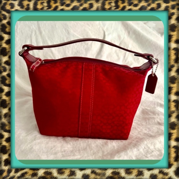 Handbags - 👑✅PRICE FIRM✅ COACH Red Monogram Handbag